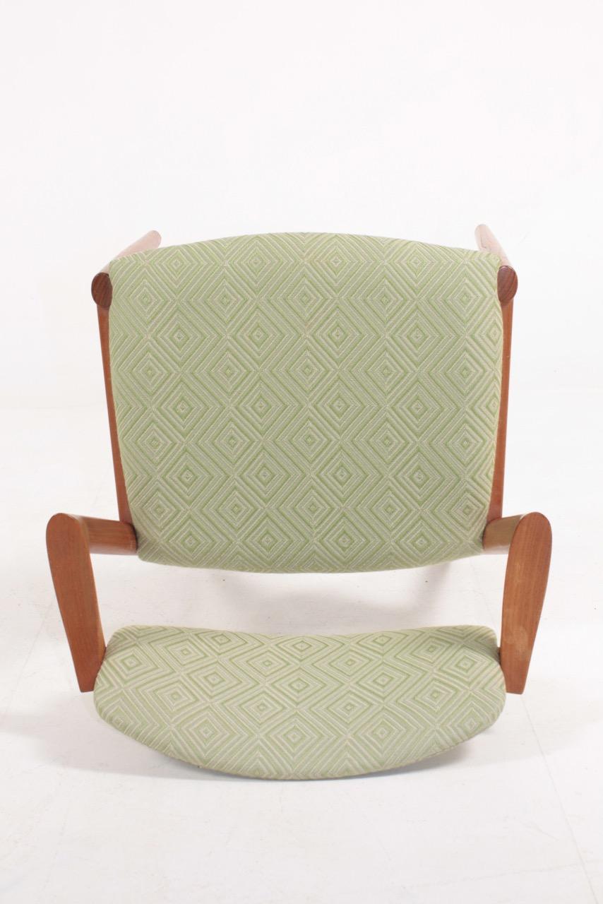 Set of Eight Midcentury Side Chairs in Teak by Kai Kristiansen, 1960s 2