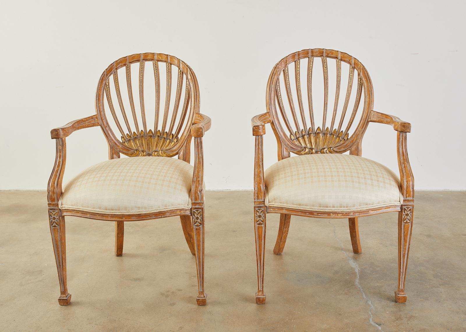 American Set of Eight Neoclassical Style Dining Chairs by Kreiss