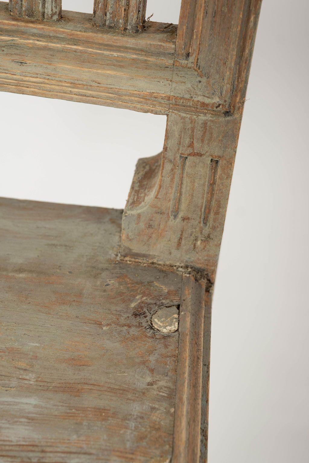 Set of Eight Neoclassical Swedish Dining Chairs In Good Condition In Houston, TX