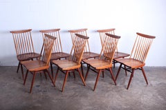 Satz von acht "Neuen" Stühlen von George Nakashima
