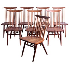 Ensemble de huit chaises "New" de George Nakashima