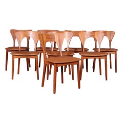 Set of eight Niels Koefoed Dining Chairs