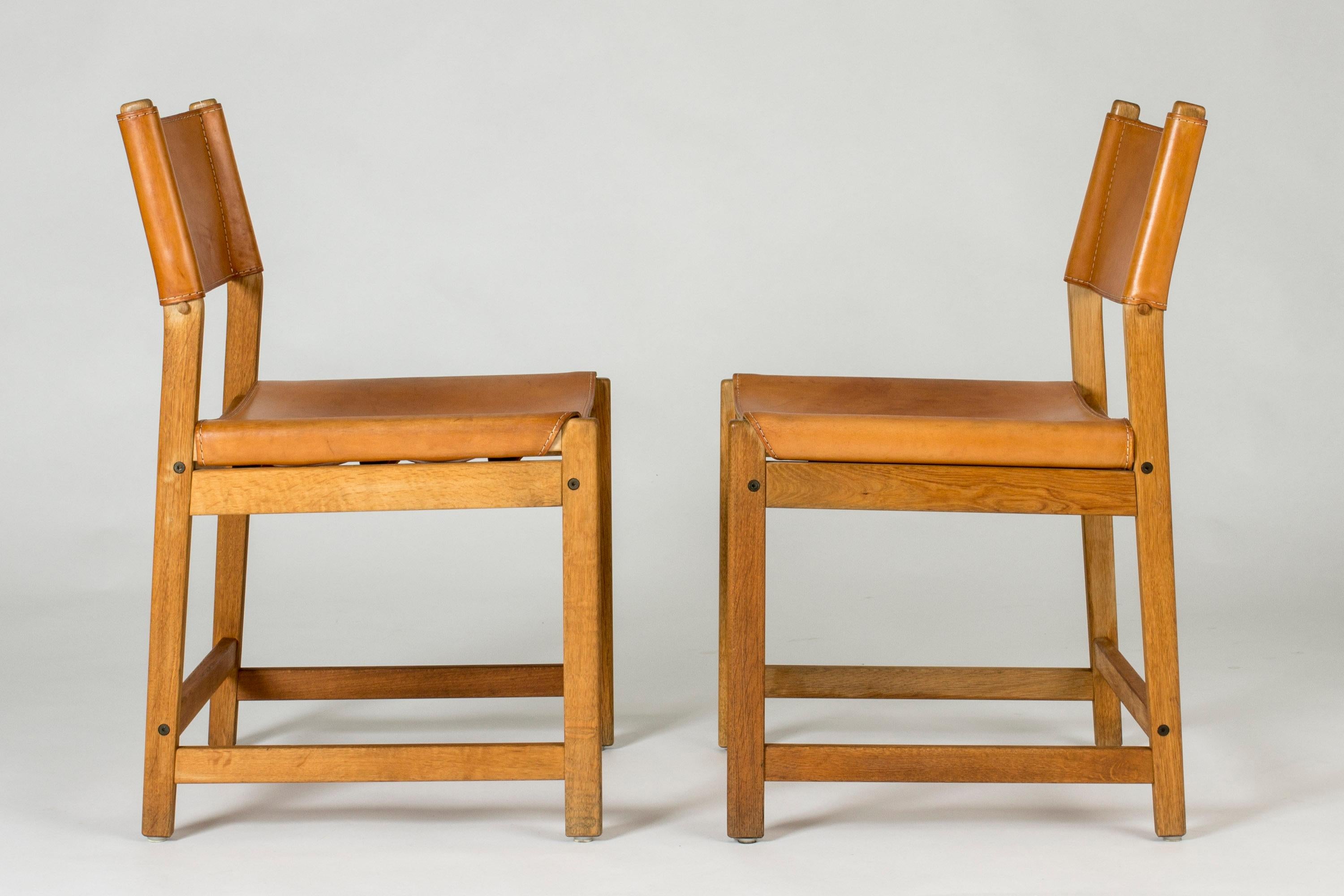 Mid-20th Century Set of Eight Oak Dining Chairs by Kurt Østervig for Sibast, Denmark, 1960s