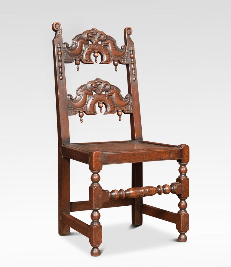 Set of Eight Oak Yorkshire Dining Chairs For Sale at 1stDibs