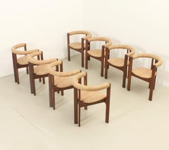 Ensemble de huit chaises Oria par Nestor Basterretxea, Espagne, 1967
