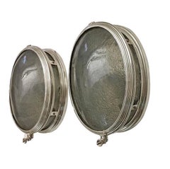 Set of Oval Nautical Sconces, Sold in Pairs