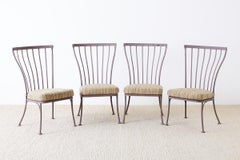 Set of Eight O.W. Lee Patio Garden Dining Chairs