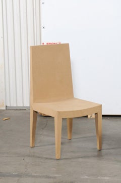 Pair of  Parsons Chairs - Holland and Sherry Ultrasuede