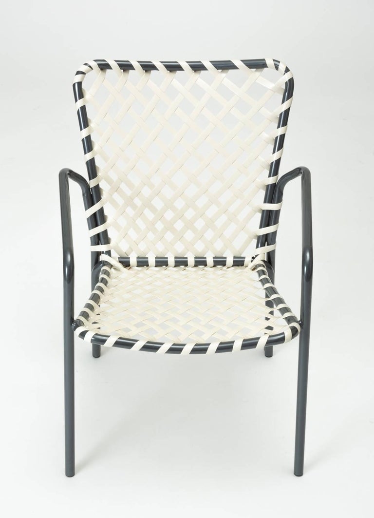 Set of Eight Patio Dining Chairs by Ames Aire For Sale at 1stDibs