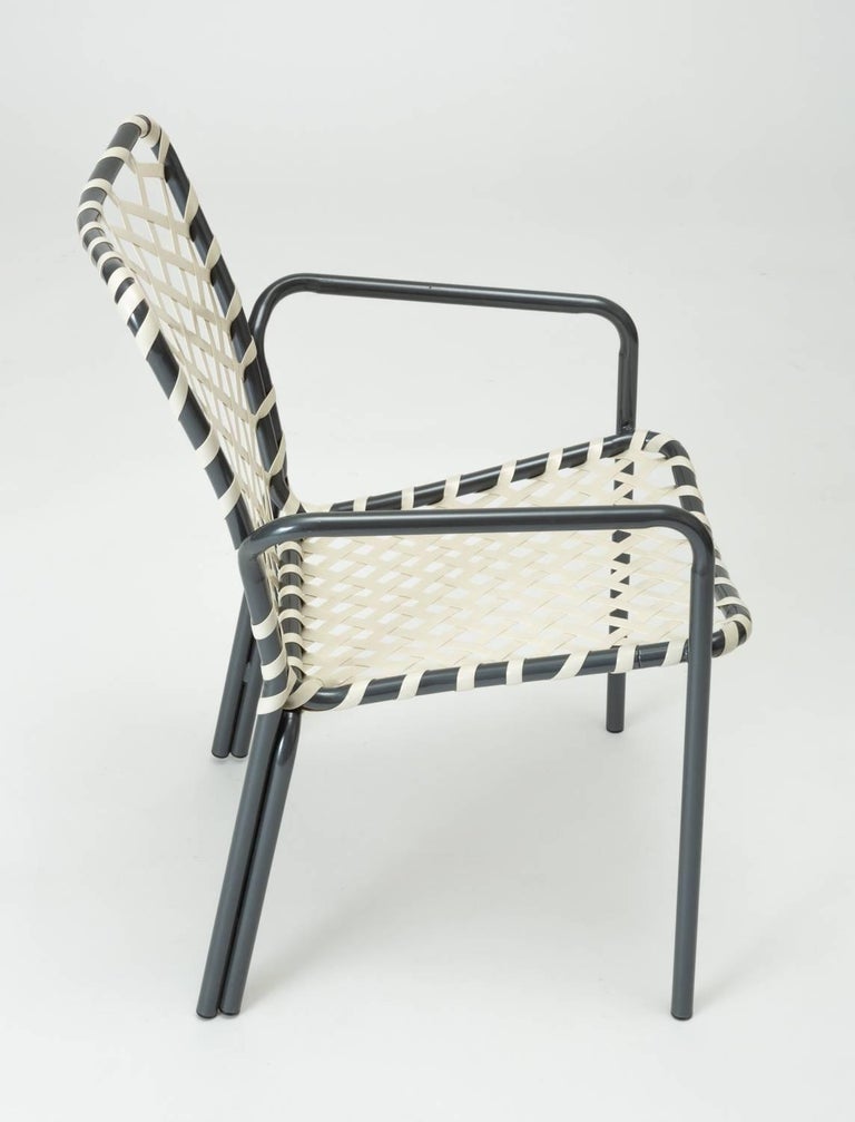 Set of Eight Patio Dining Chairs by Ames Aire For Sale at 1stDibs