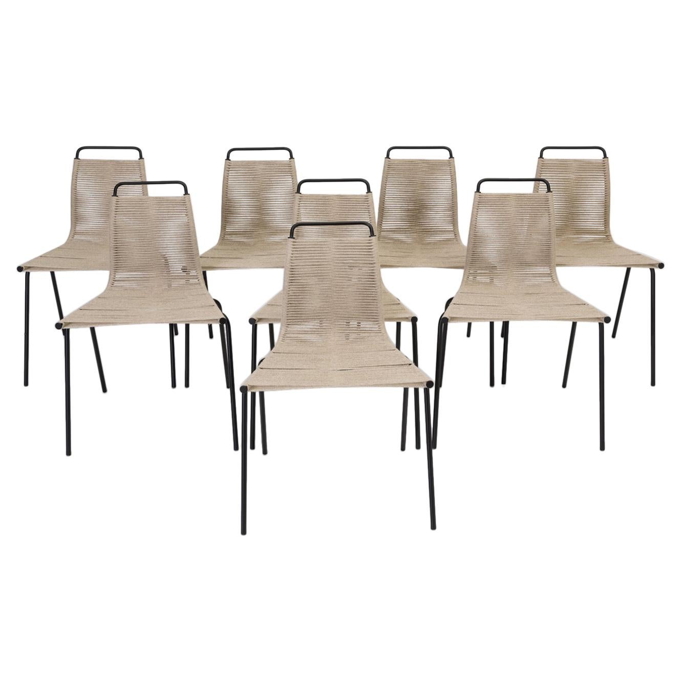 Set of Eight PK-1 Dining Chairs by Poul Kjaerholm