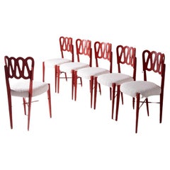 Set of Eight Ponti Chairs for Montina