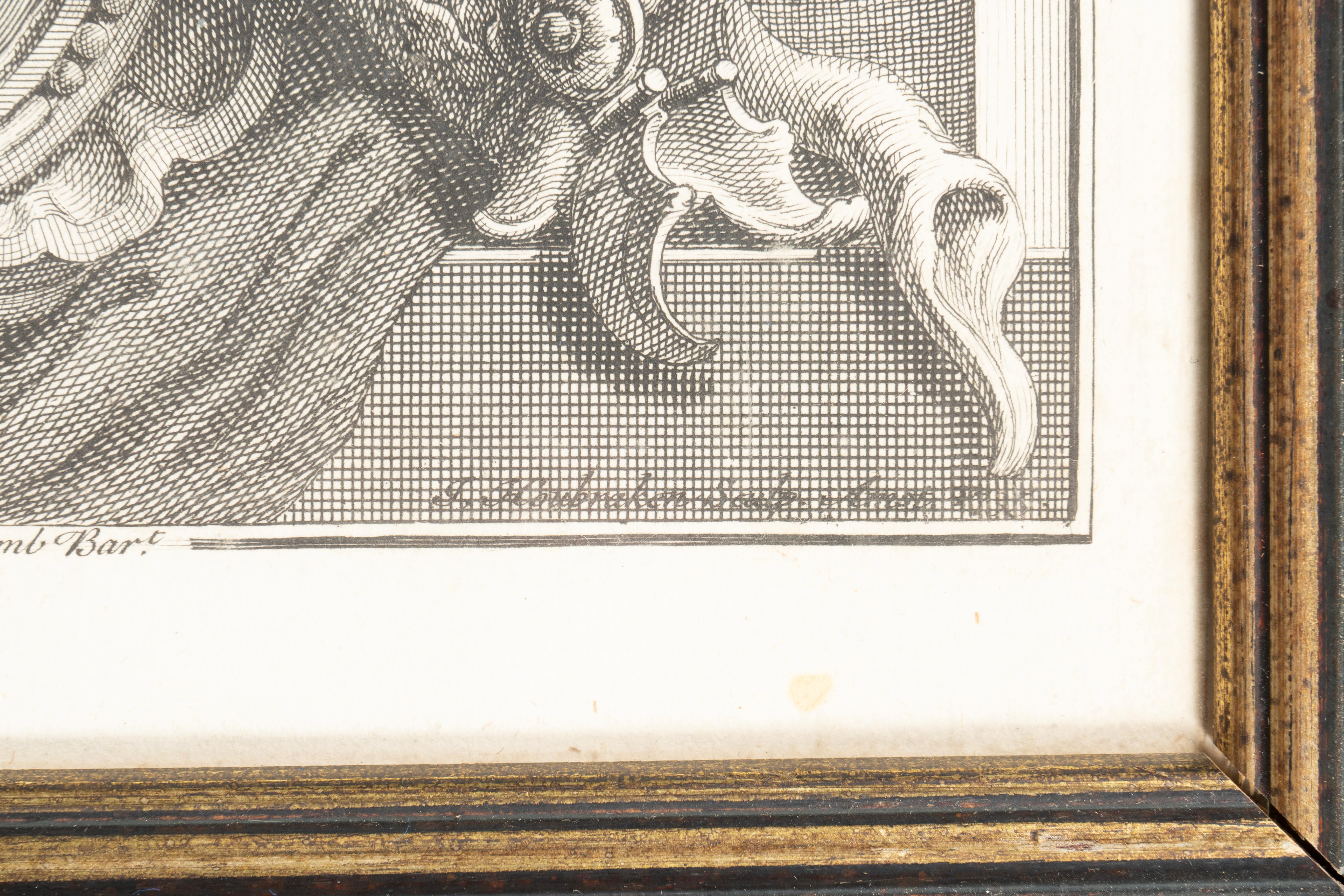 Ensemble de huit gravures de portraits d'après Kneller. en vente 9