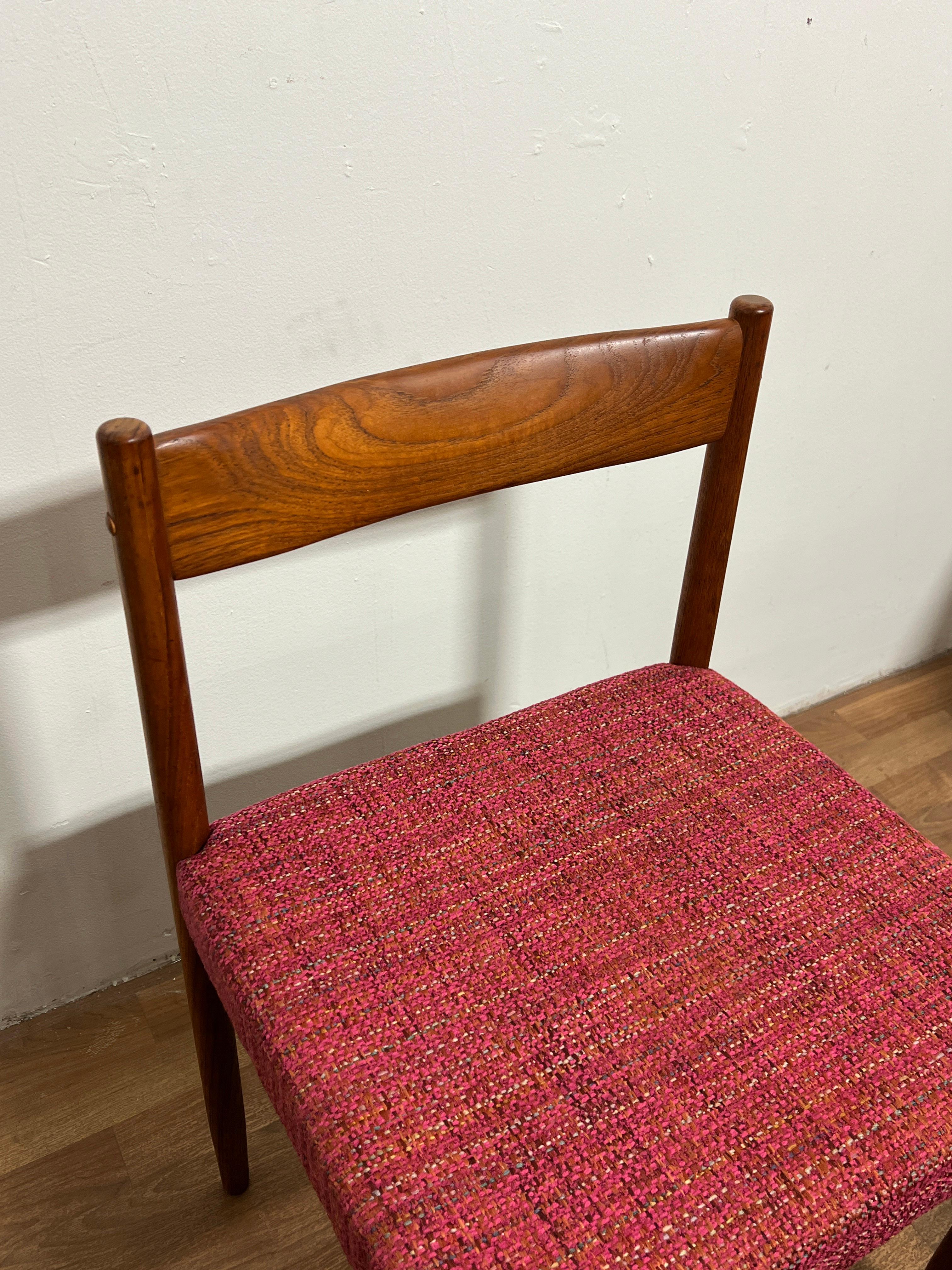 Mid-20th Century Set of Eight Poul Volther for Frem Rojle Danish Teak Dining Chairs Circa 1960s For Sale