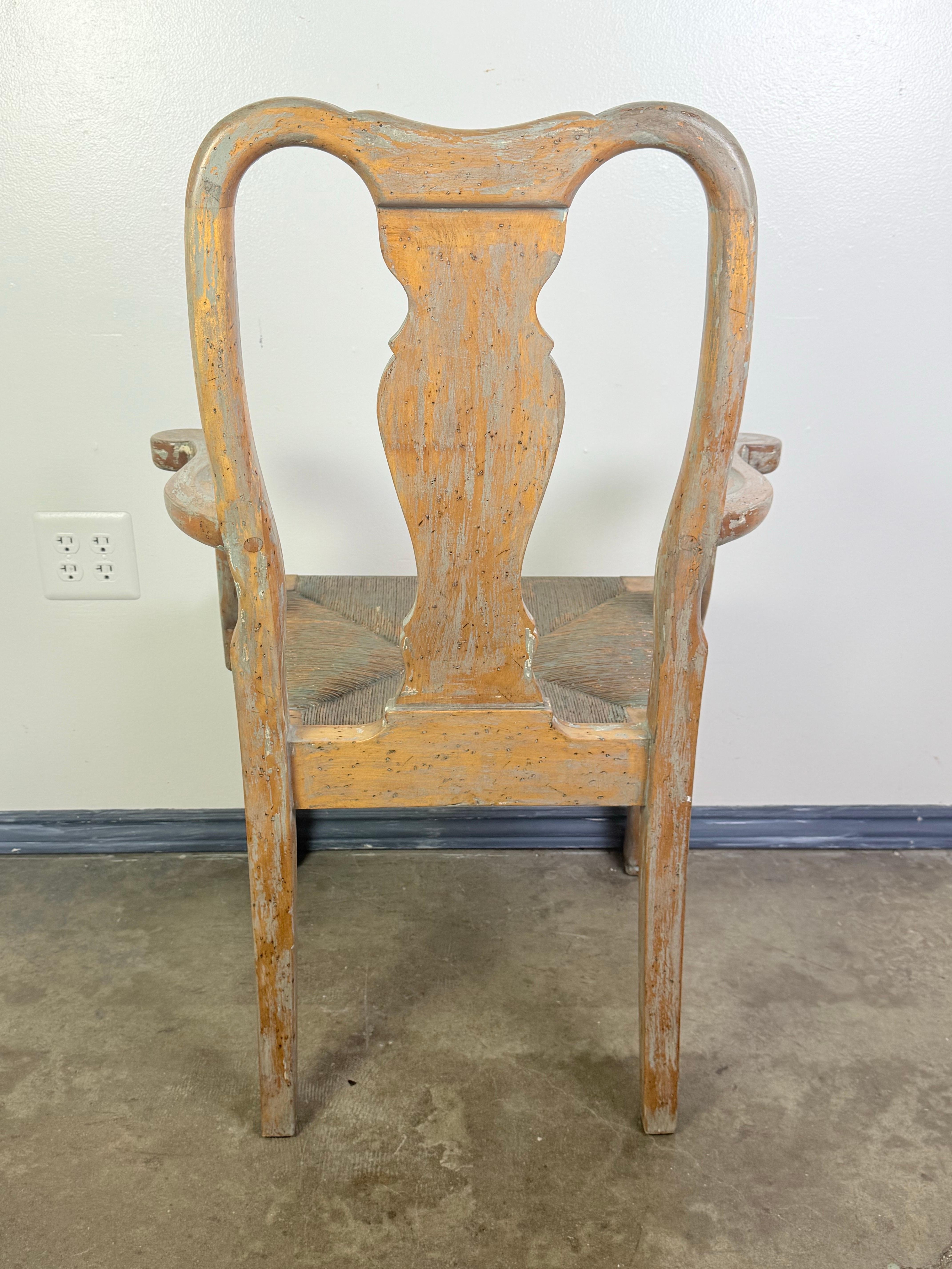 Ensemble de huit chaises de salle à manger Queen Anne en vente 8