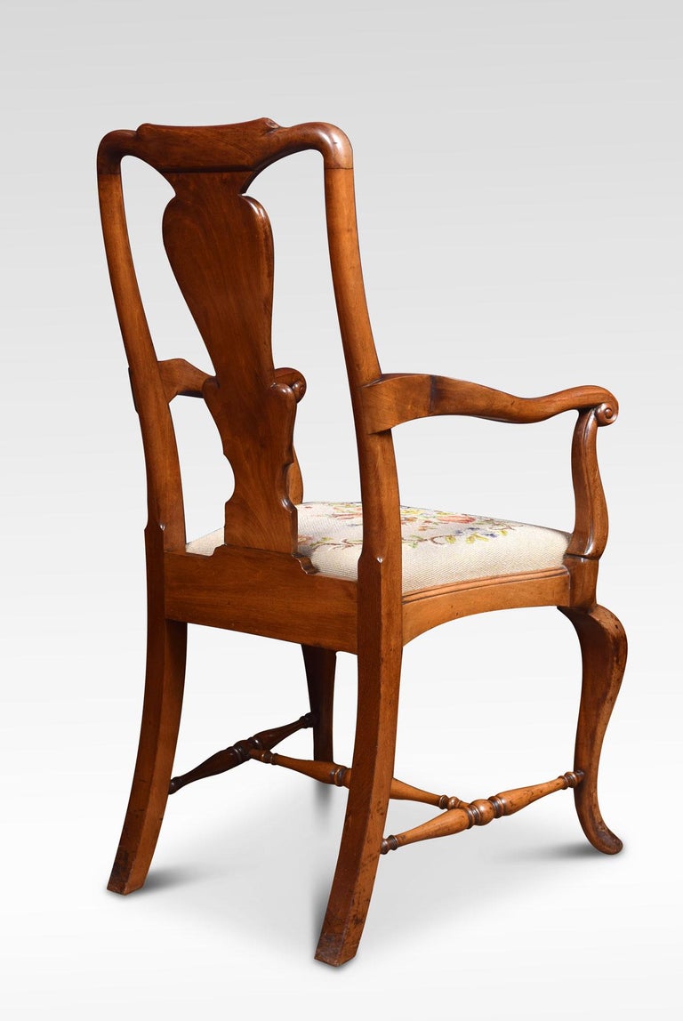 Set of Eight Queen Anne High Back Dining Chairs at 1stDibs