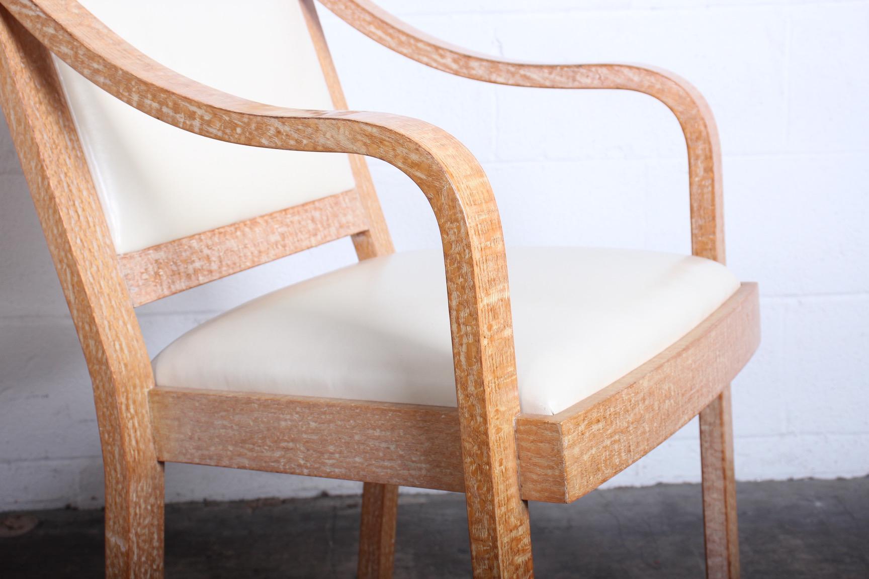 Ensemble de huit fauteuils « Regency » en bois de dentelle de Karl Springer en vente 5