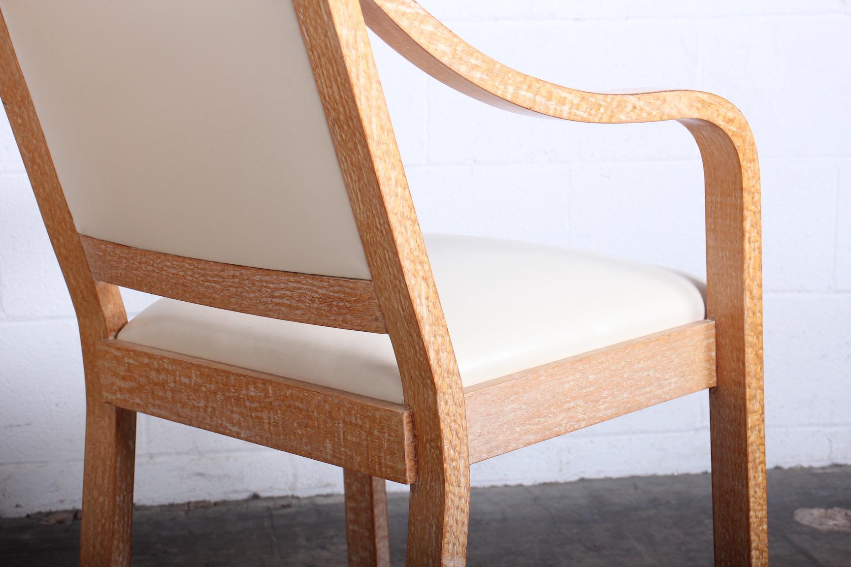 Ensemble de huit fauteuils « Regency » en bois de dentelle de Karl Springer en vente 7