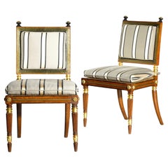 Ensemble de huit chaises de salle à manger Regency, ancienne collection d'Edmond et Lily Safra
