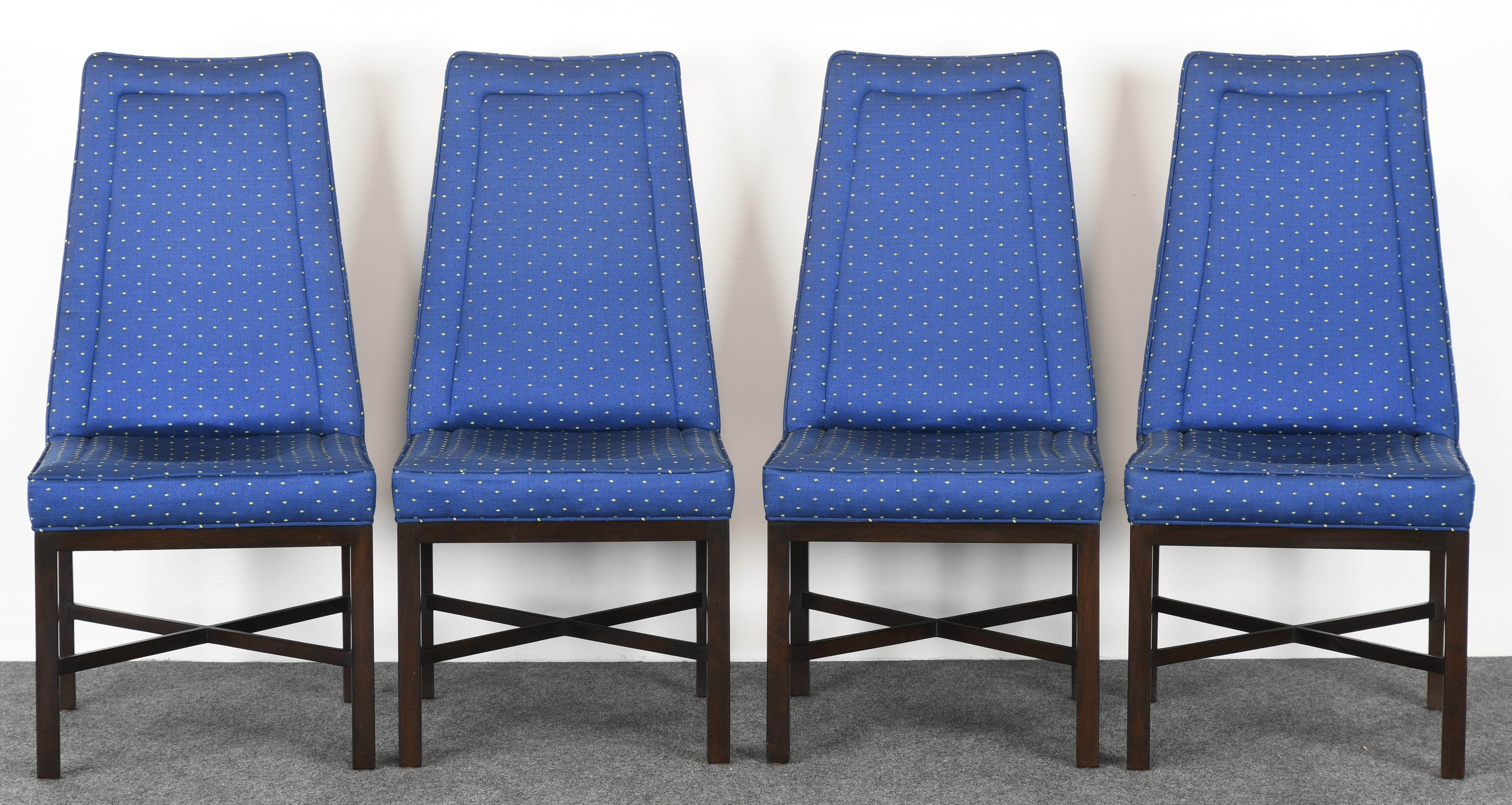 American Set of Eight Roger Sprunger for Dunbar Dining Chairs, 1960s
