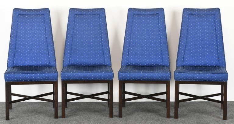American Set of Eight Roger Sprunger for Dunbar Dining Chairs, 1960s For Sale
