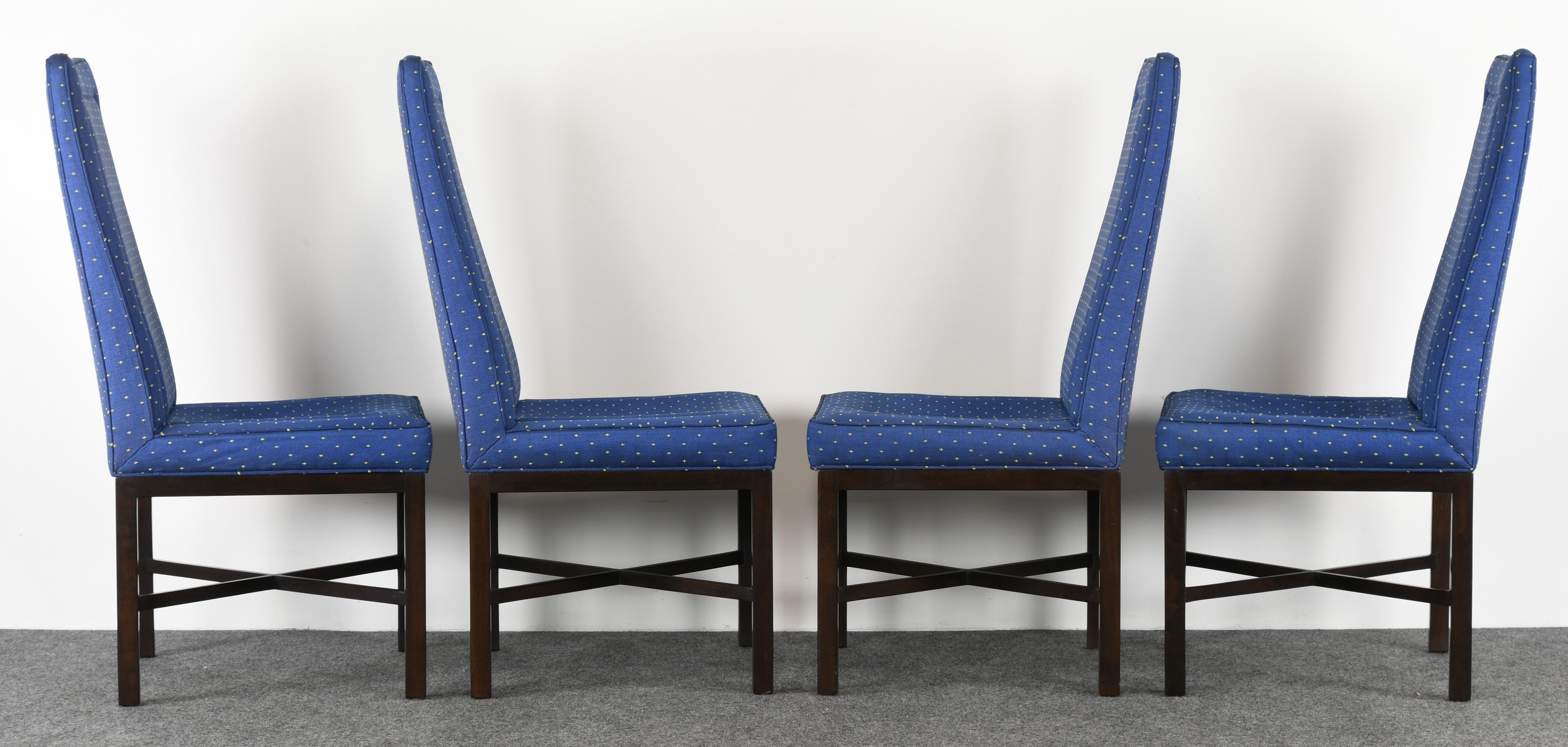 Mid-20th Century Set of Eight Roger Sprunger for Dunbar Dining Chairs, 1960s