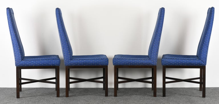 Mid-20th Century Set of Eight Roger Sprunger for Dunbar Dining Chairs, 1960s For Sale