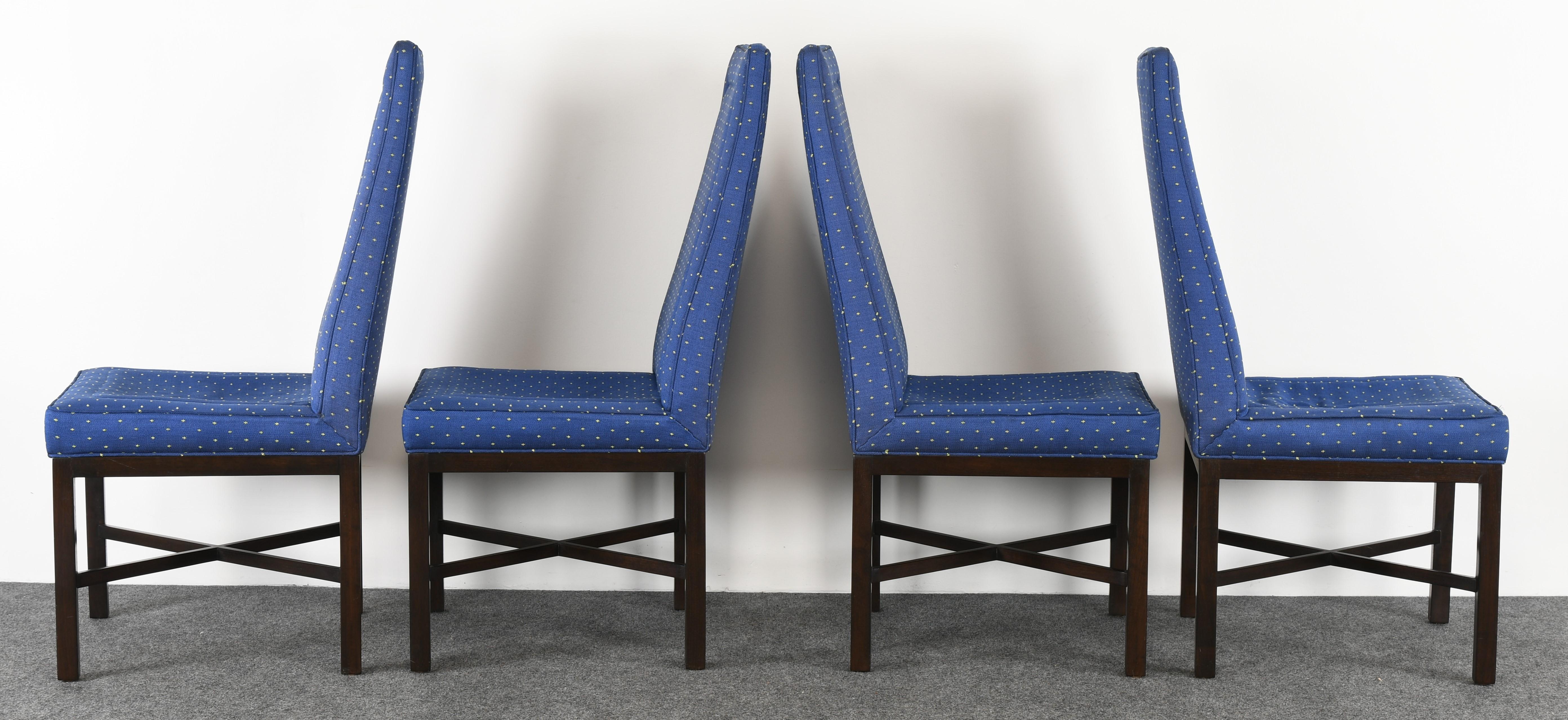 Set of Eight Roger Sprunger for Dunbar Dining Chairs, 1960s 1