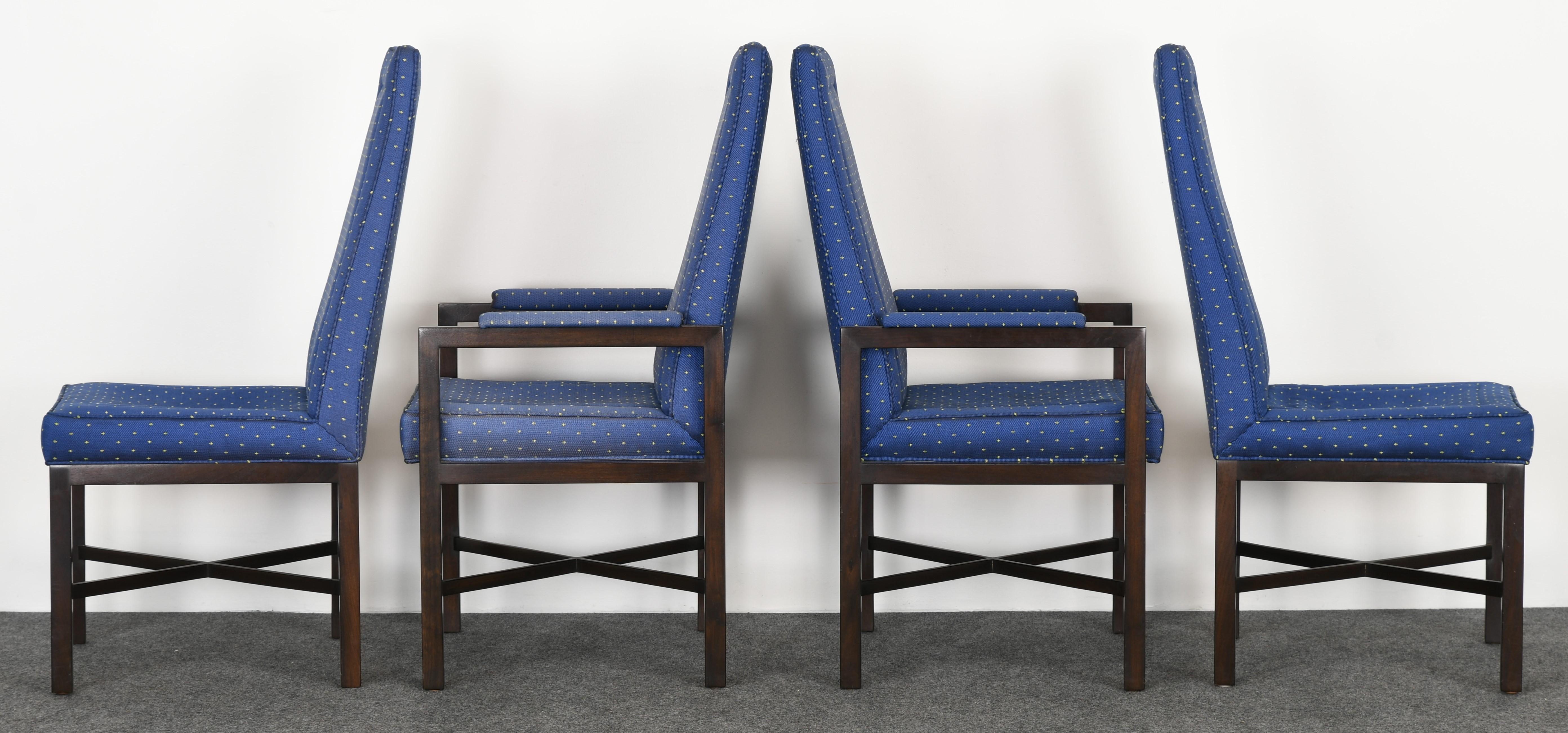 Set of Eight Roger Sprunger for Dunbar Dining Chairs, 1960s 2