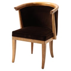Set of Eight Romweber Side Chairs in Solid Oak, USA 1960's