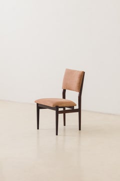 Set of Eight Rosewood Dining Chairs, Brazilian Midcentury Design, 1960s