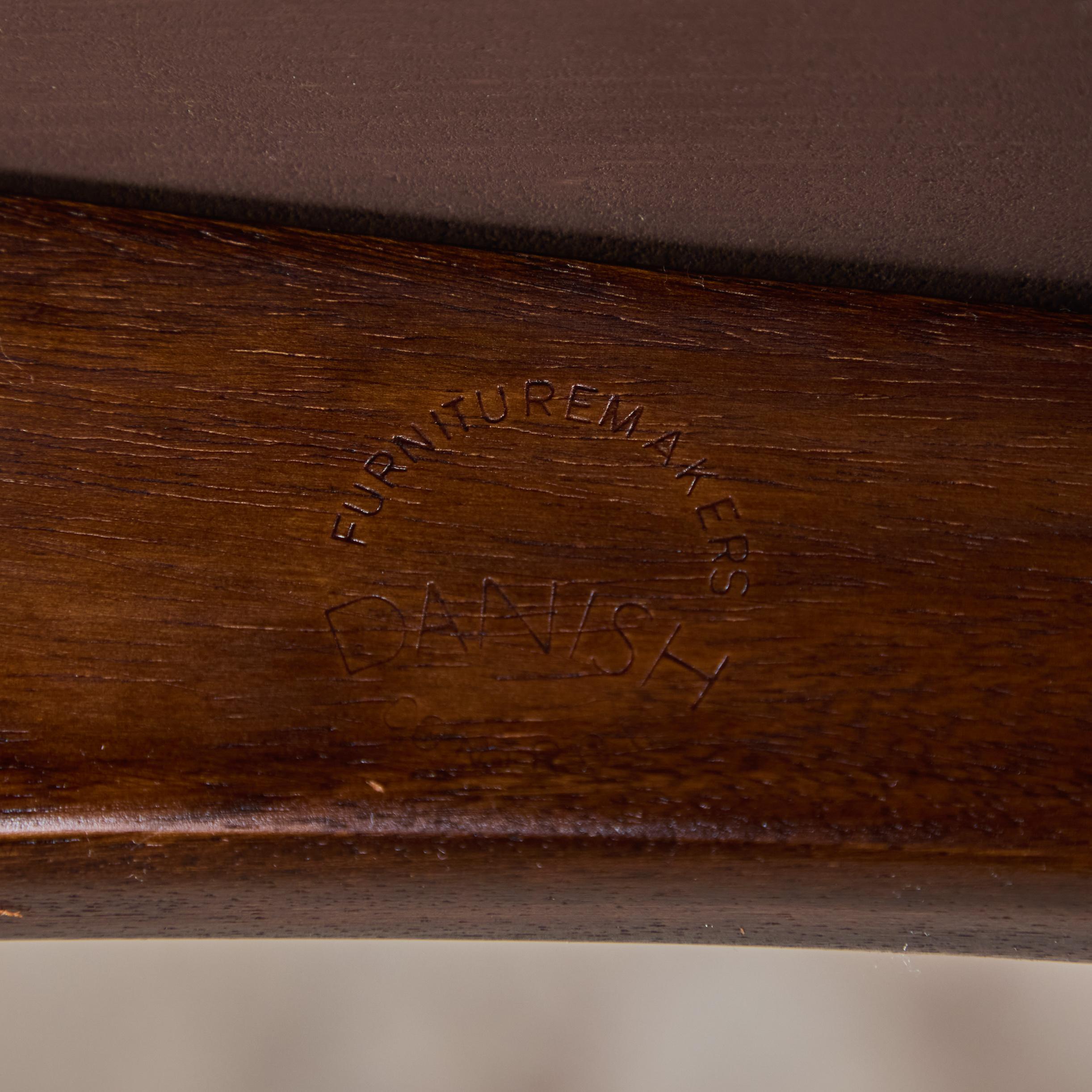Set of Eight Rosewood Dining Chairs by Niels Koefoed for Koefoeds Hornslet 8