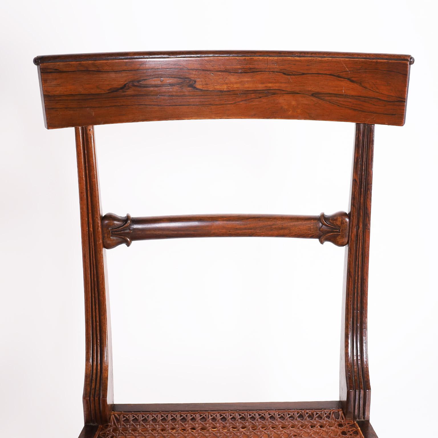 19th Century Set of Eight Rosewood Dining Chairs