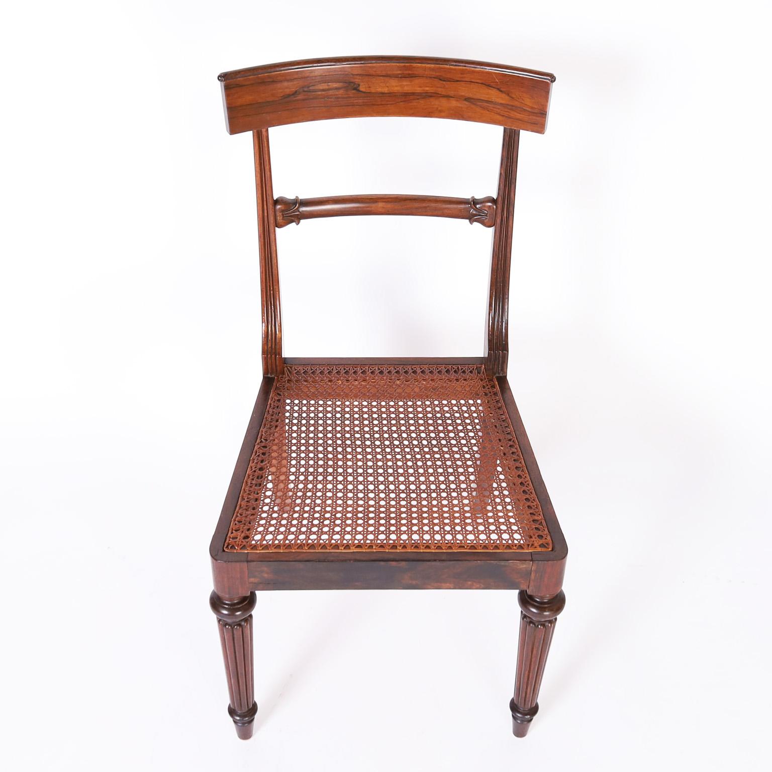 Set of Eight Rosewood Dining Chairs 1