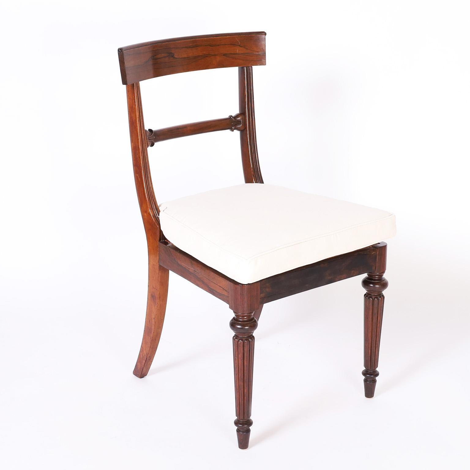 Set of Eight Rosewood Dining Chairs 2