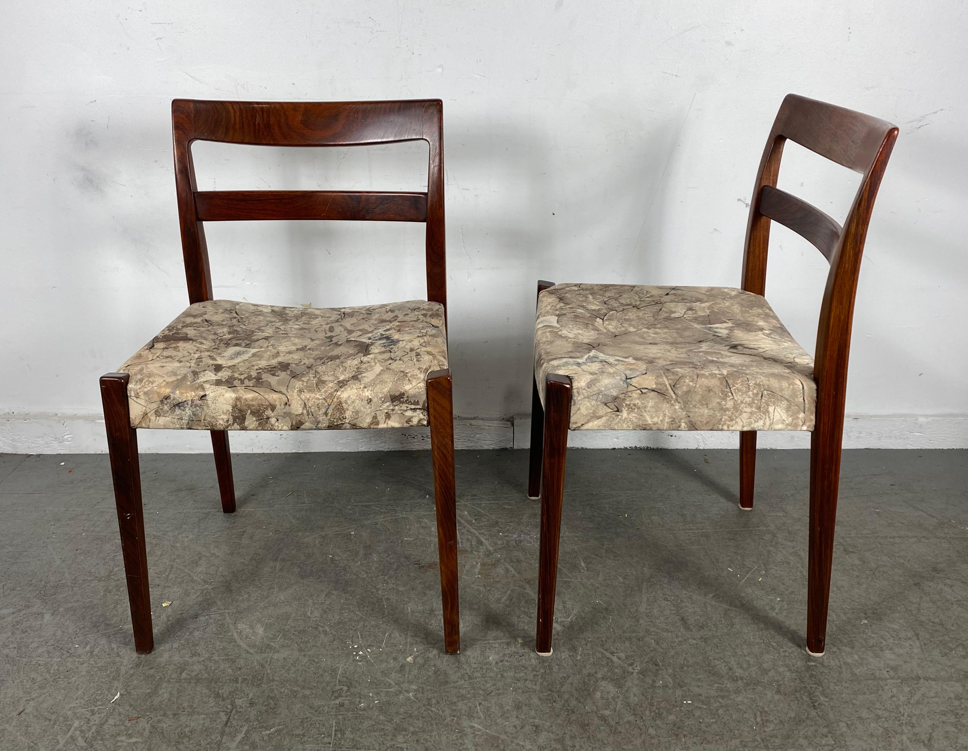 Set of Eight Rosewood Dining Chairs Nils Jonsson for Troeds, Bjärnum 2