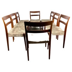 Set of Eight Rosewood Dining Chairs Nils Jonsson for Troeds, Bjärnum
