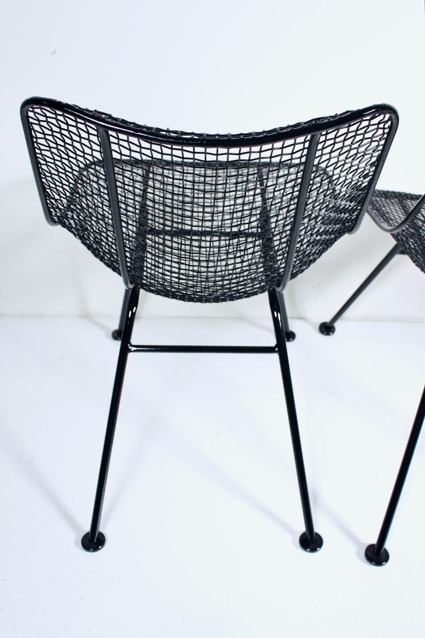 Set originale di 8 sedie da pranzo Russell Woodard 