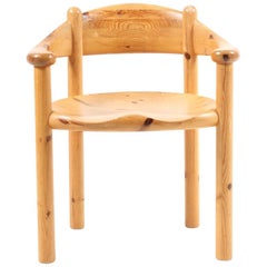 Set of Eight Scandinavian Dining Chairs in Pine by Daumiller, Danish Design