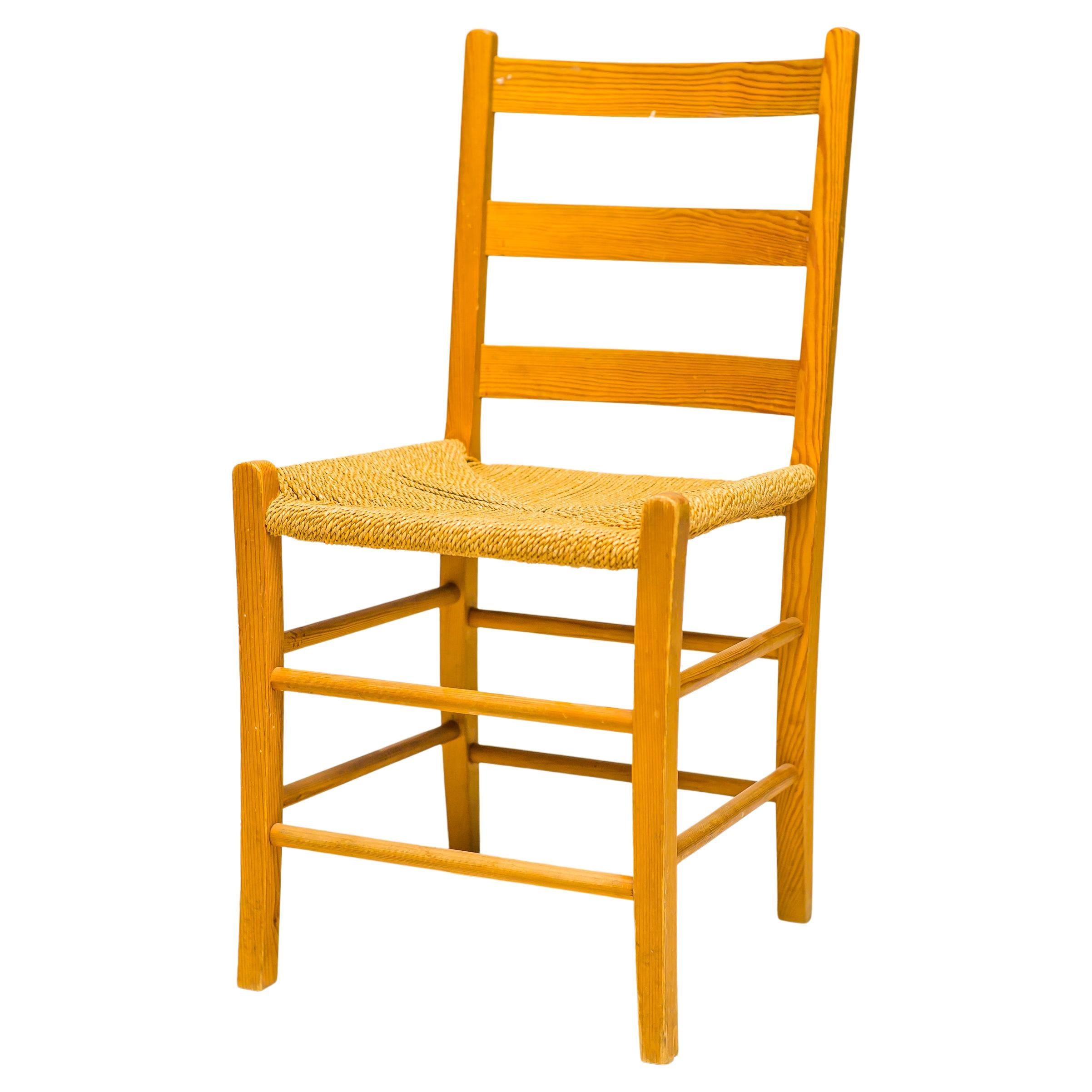 Set of Eight Scandinavian Ladder Chairs