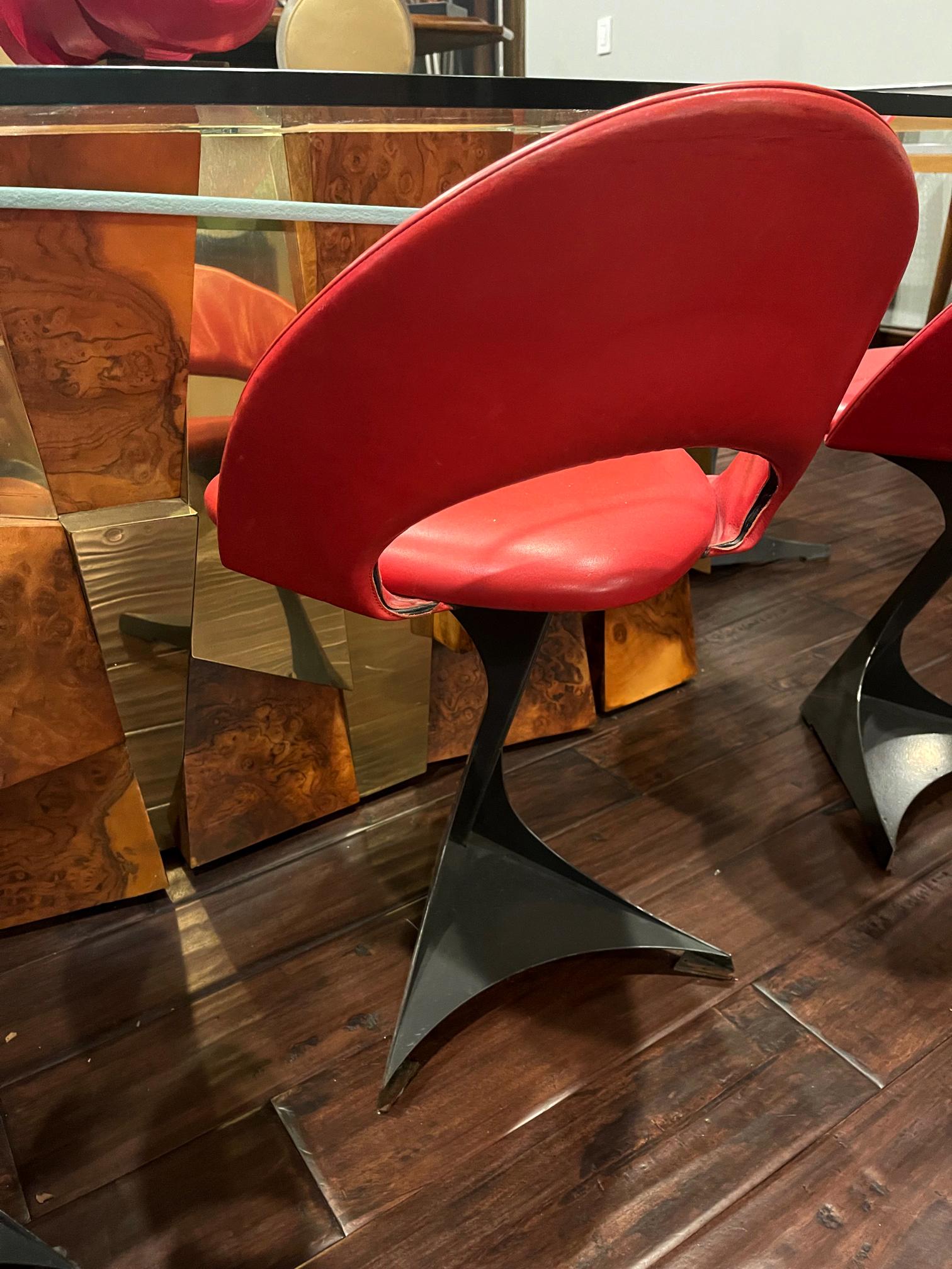 Set of Eight Sculptural Chairs by Santiago Calatrava for De Sede For Sale 2