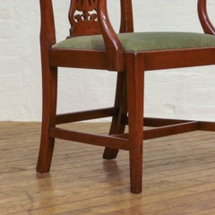 Set of Eight Sheraton Style Mahogany Chairs