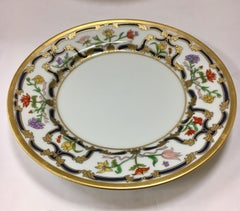 Set of Eight Signed Christian Dior Renaissance Fine China Dessert Salad Plates