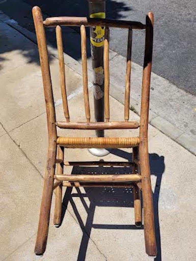 Adirondack Set of Eight Signed Old Hickory Chairs