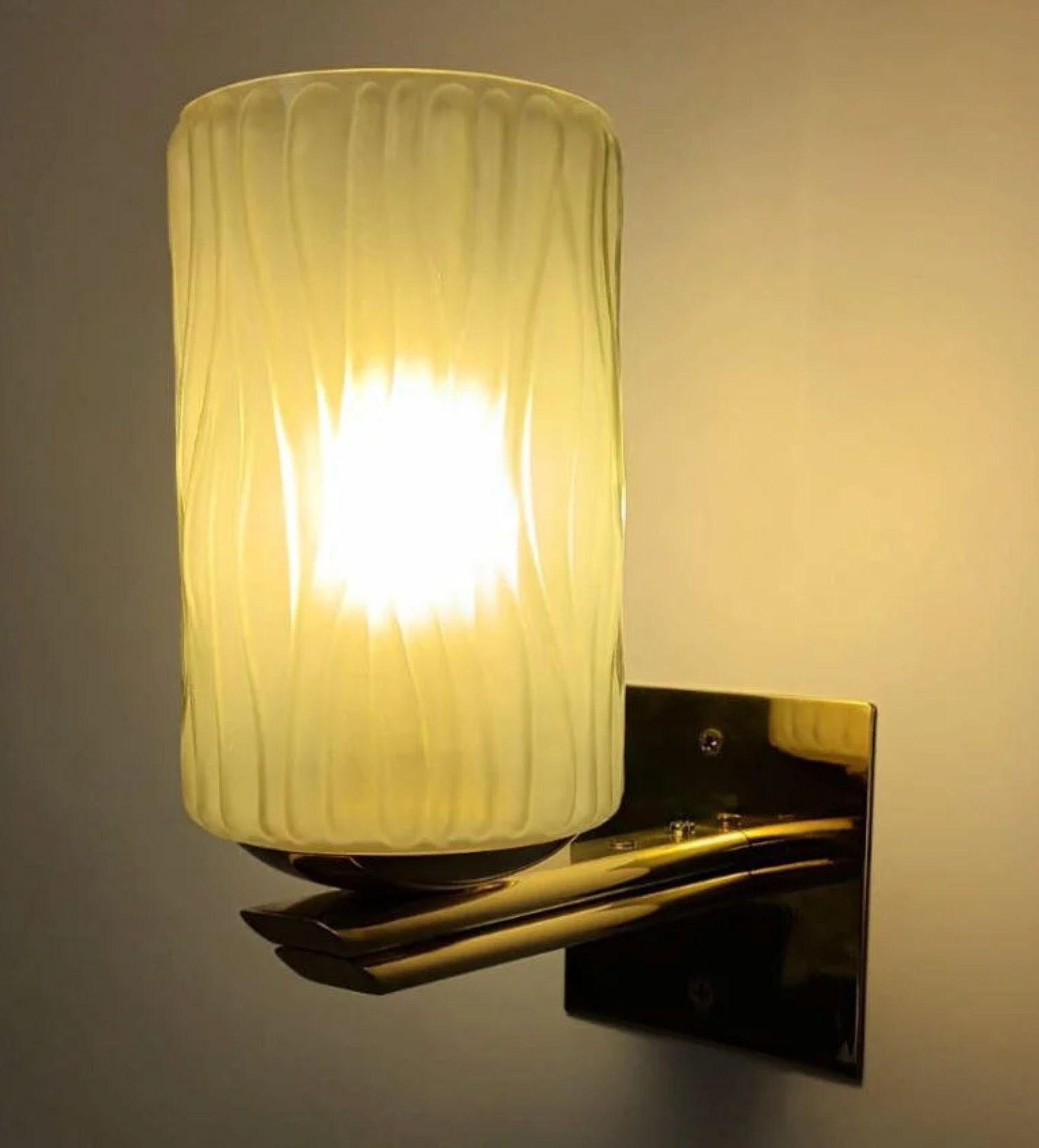 Set di otto lampade di Murano con texture fumé di Barovier&Toso. Italia, anni '50. in vendita 1