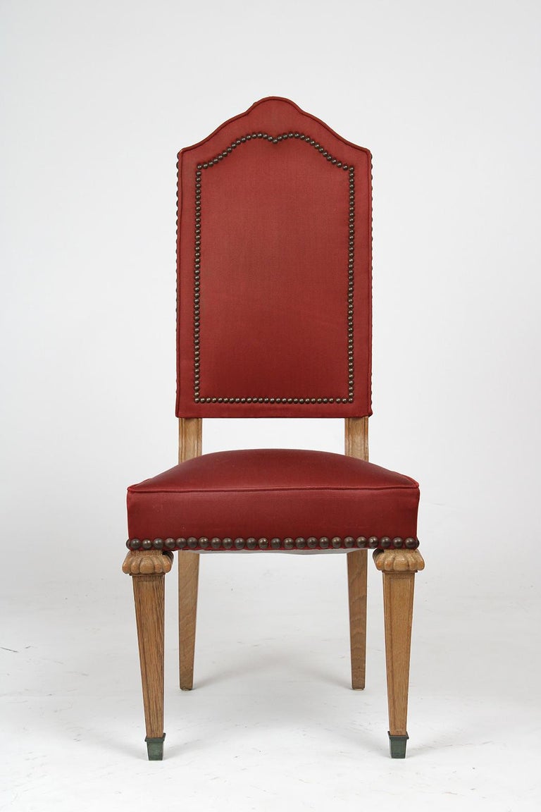 Set of Eight Spanish Style Dining Room Chairs For Sale at 1stdibs