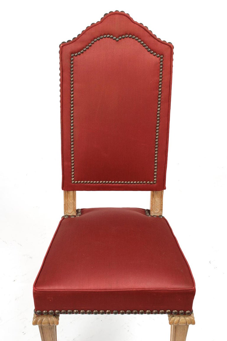Set of Eight Spanish Style Dining Room Chairs For Sale at 1stdibs