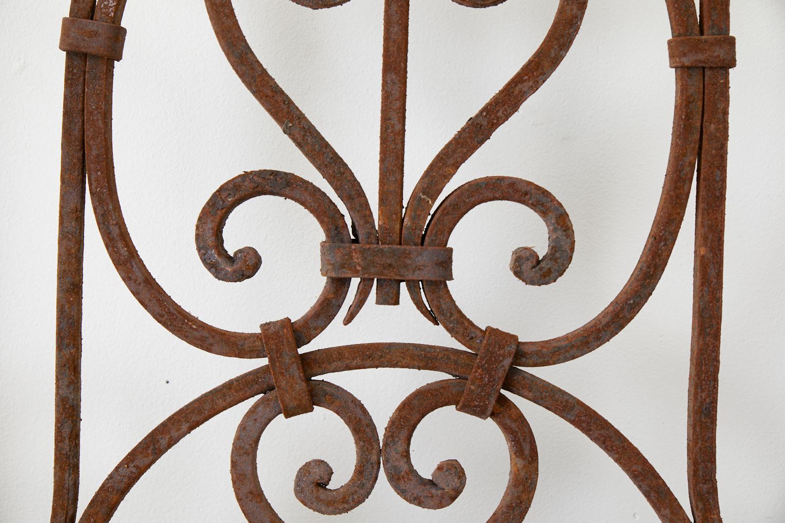Hand-Crafted Set of Eight Spanish Wrought Iron Doors or Gates