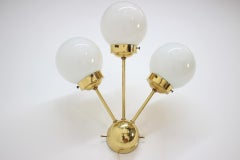 SPACE AGE Lampade da parete in ottone “Sputnik”, anni ’70, altri pezzi disponibili