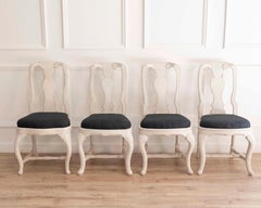 Set of eight Swedish chairs dates to the mid-18th century, circa 1760